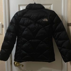 Small North Face Pink and Black Jacket